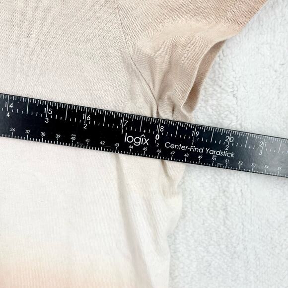 Madewell Women’s Dip-Dye (Re)sourced Cotton Ombre Short Sleeve Swoop Tee Small - Picture 5 of 6